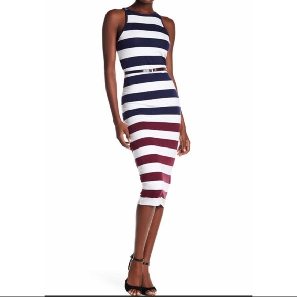 Ted Baker London Dresses & Skirts - NWT Ted Baker London Yuni Rowing Stripe Dress Size 2 Sleeveless Bodycon
